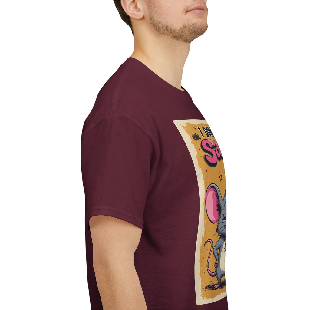 I Don't Give A Snair! Tee — Funny Mouse & Cat Graphic T-Shirt