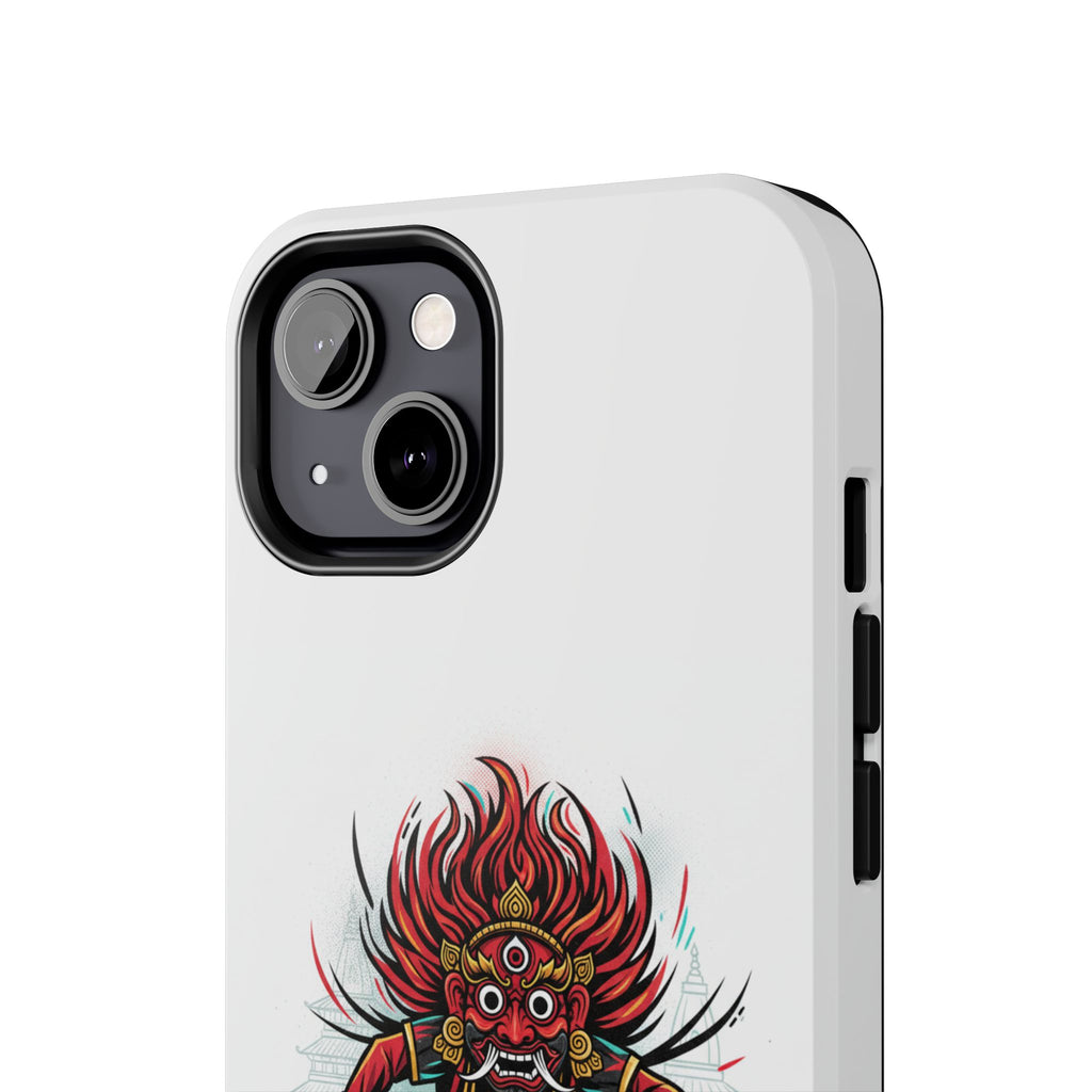 Bhairava Tough Phone Case — Bold Hindu Deity Protective Cover