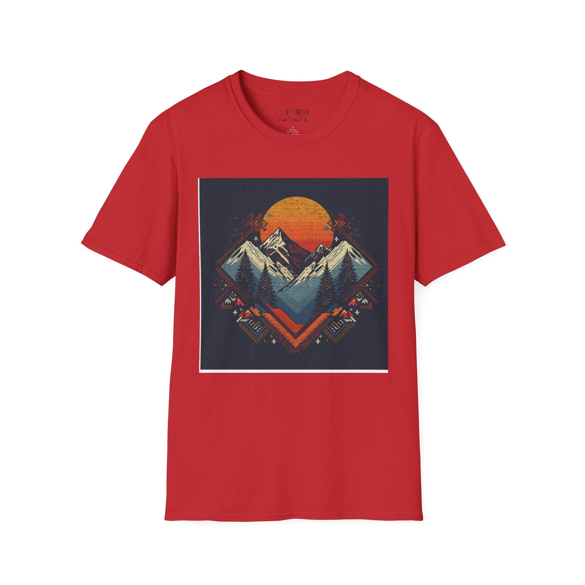 Retro Mountain Sunset T-Shirt