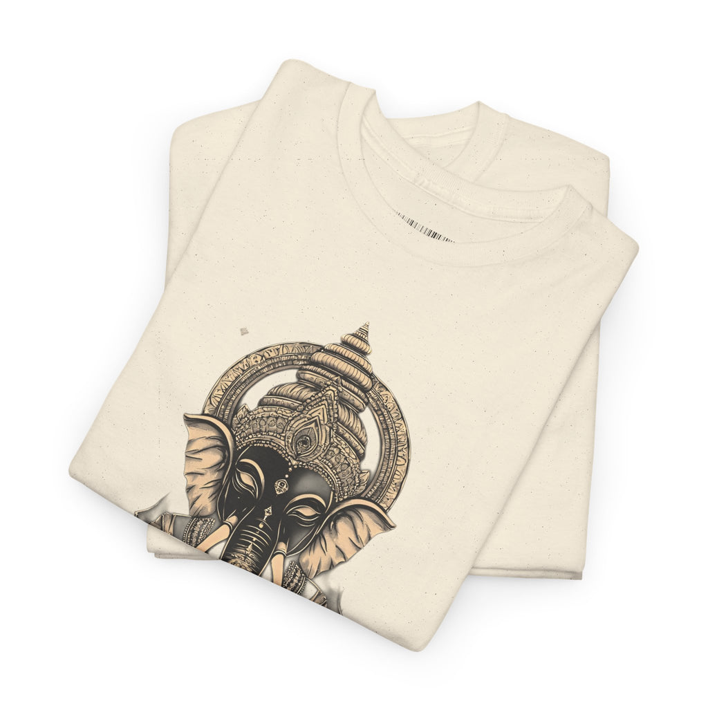 Elephant Mandala T‑Shirt — Spiritual Ganesha-Inspired Graphic Tee