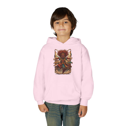 Youth Hoodie — Tribal Sun Dancer Graphic Kids Sweatshirt
