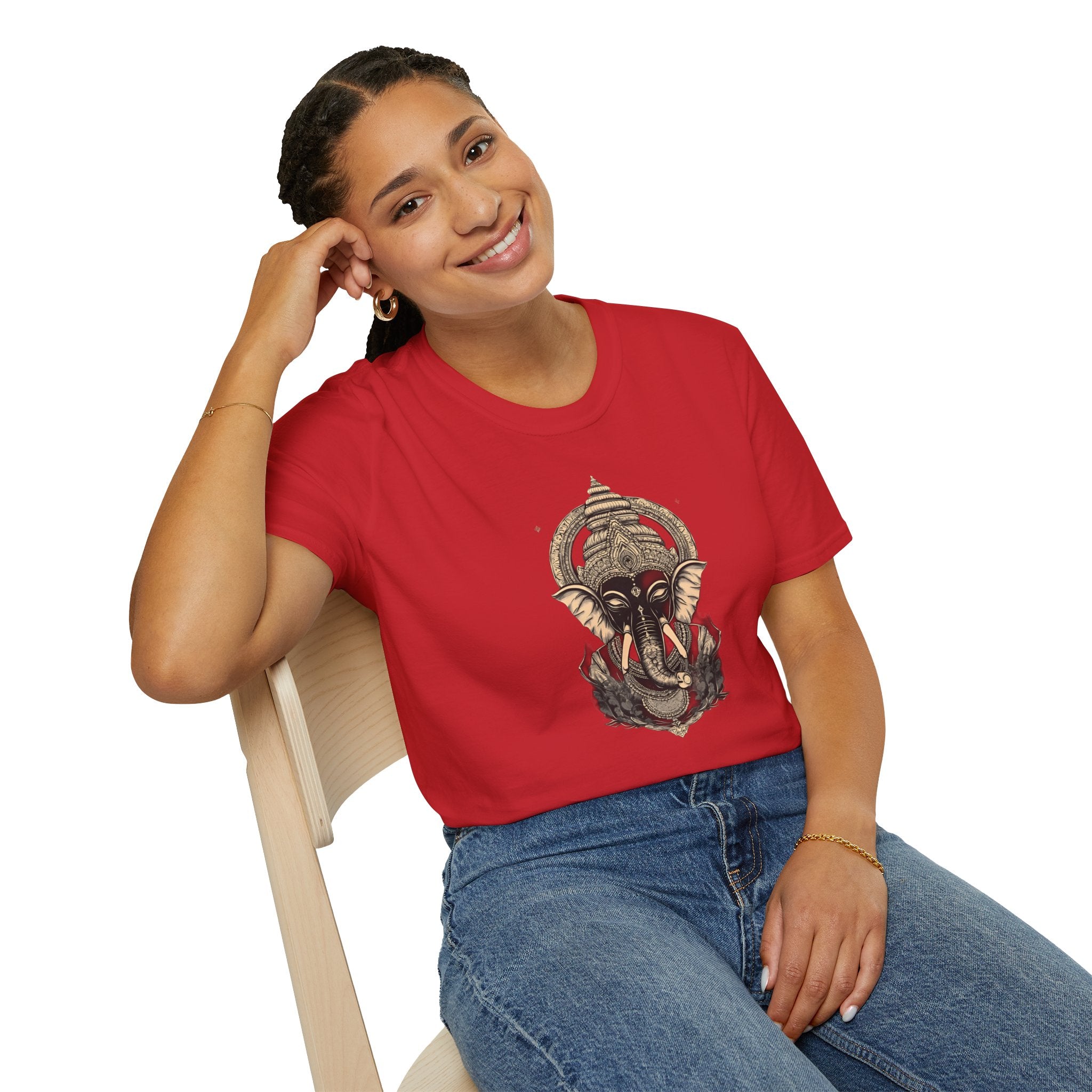 Elephant Mandala T-Shirt — Spiritual Ganesha Graphic Tee