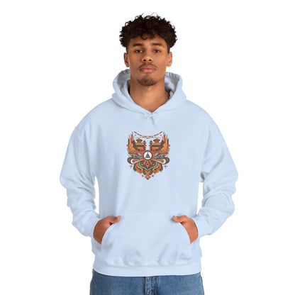 Spiritual Mandala Buddha Hoodie — Colorful Meditation Graphic Sweatshirt