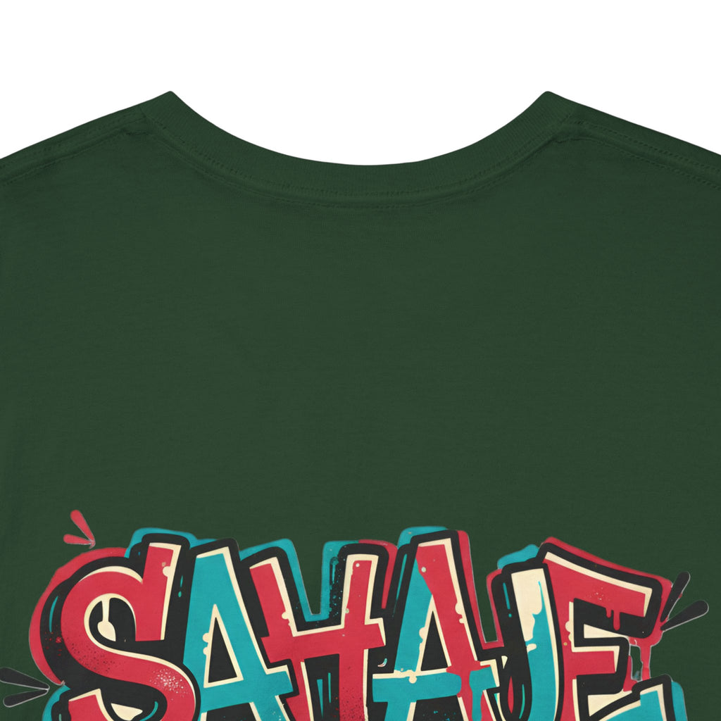 Graffiti "SAVAJE" Tee - Urban Streetwear Graphic T-Shirt