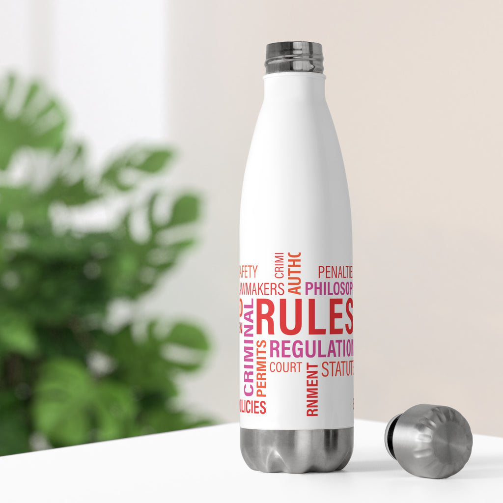 Trendy 20oz Insulated Bottle - Motivational Quotes for Law Students & Professionals, Eco-Friendly, Perfect Gift, Hydration, Travel