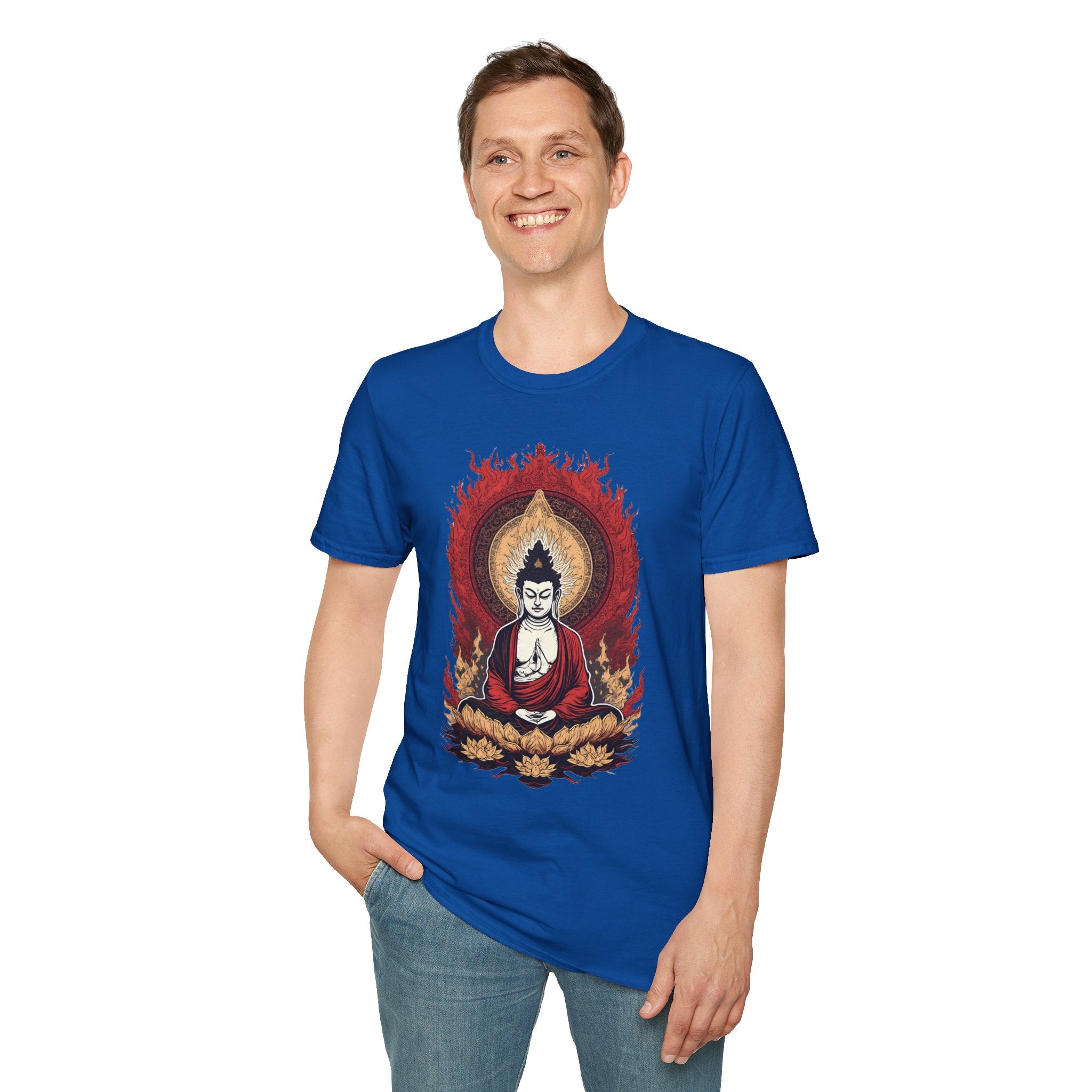 Buddha Lotus Meditation T-Shirt — Zen Buddhist Graphic Tee