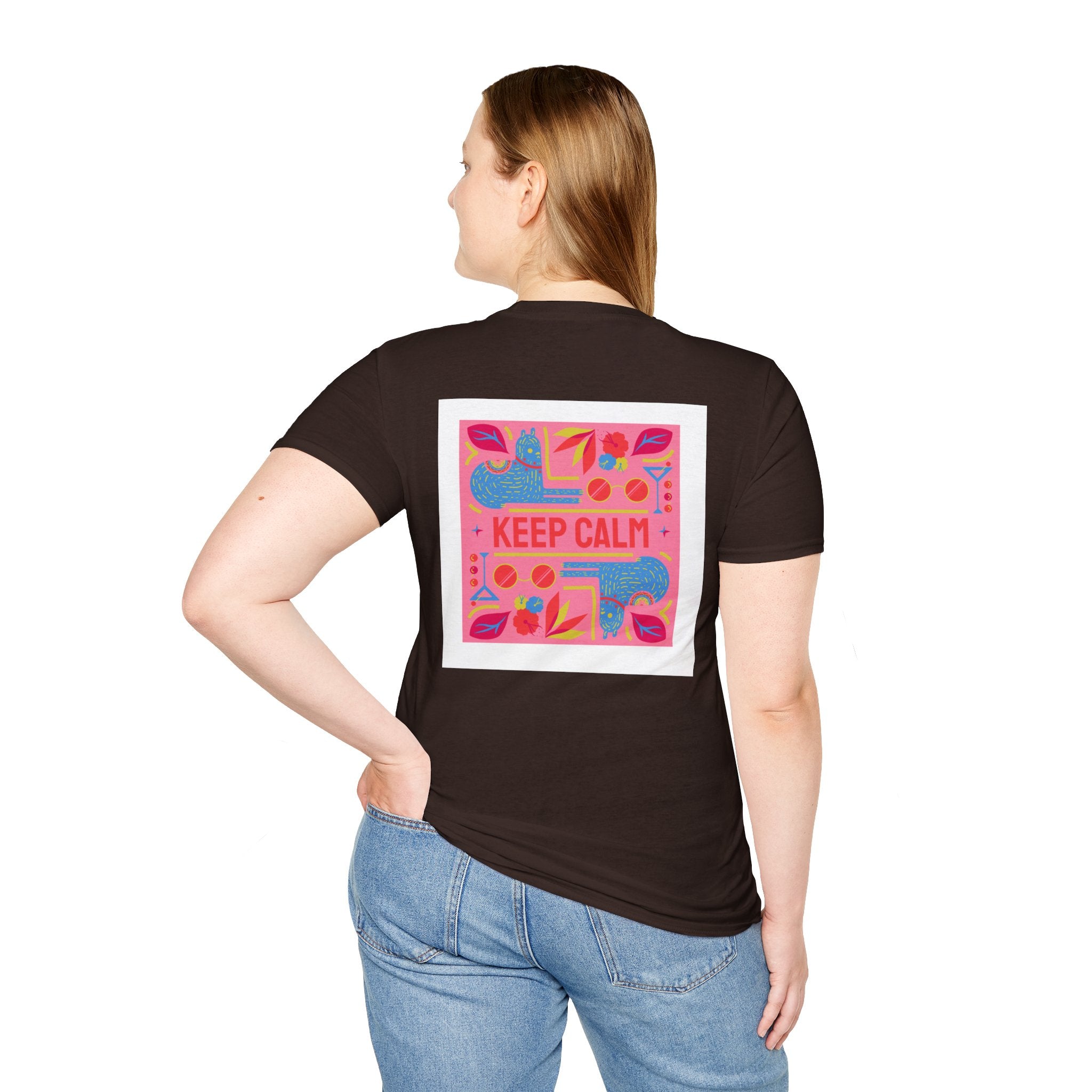 Keep Calm Floral Graphic T-Shirt