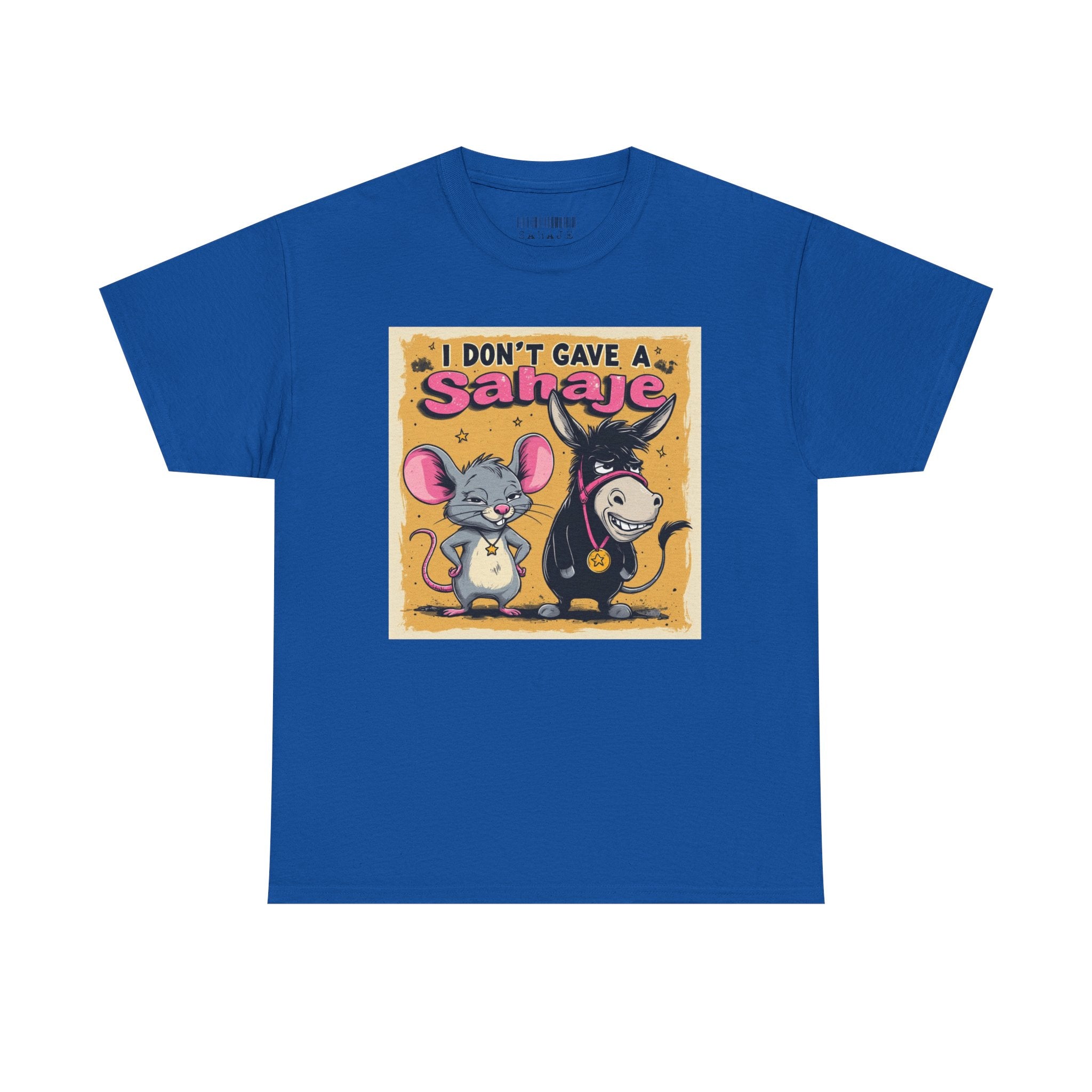 I Don't Give A Snair! Tee — Funny Mouse & Cat Graphic T-Shirt