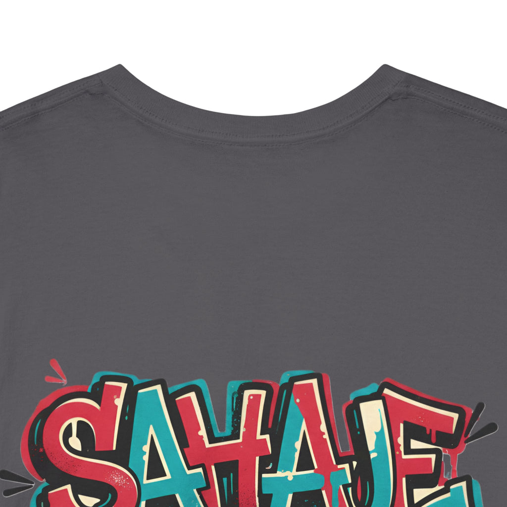 Graffiti "SAVAJE" Tee - Urban Streetwear Graphic T-Shirt
