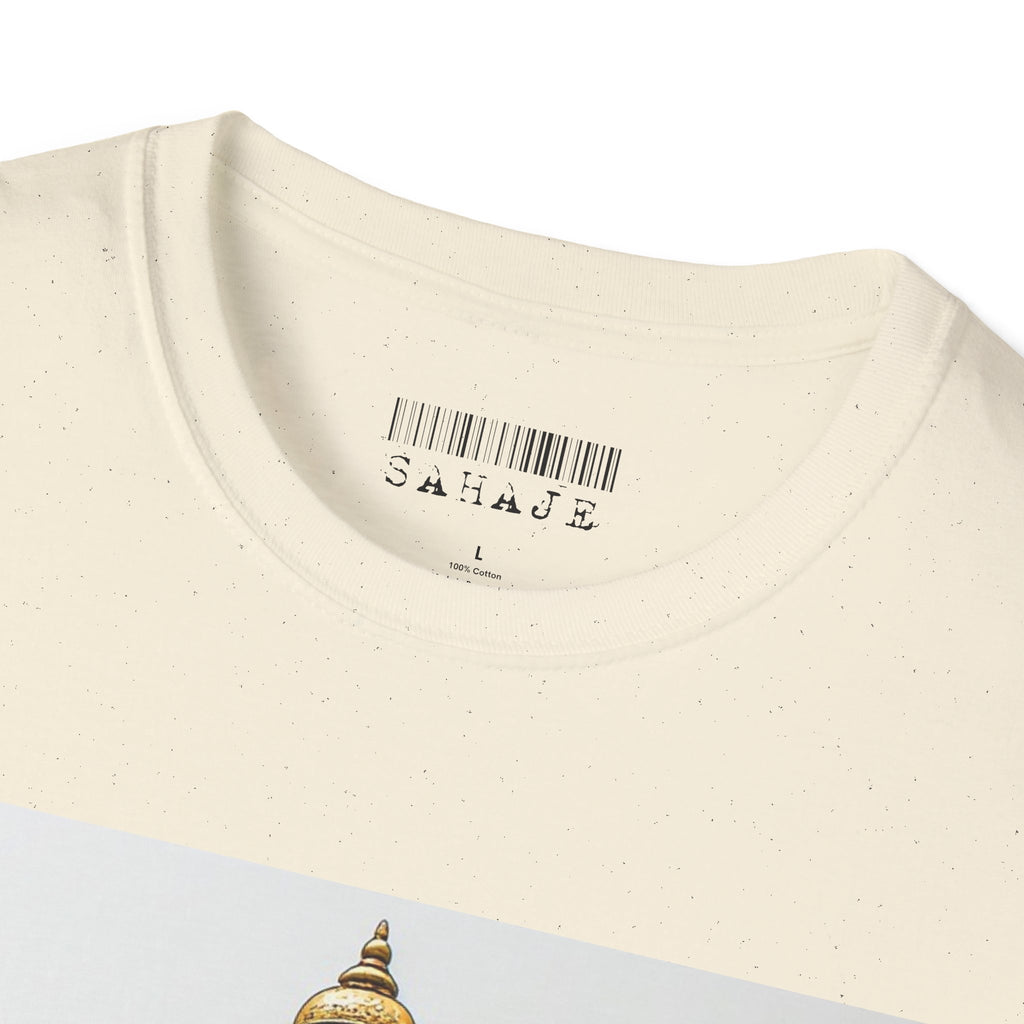 Nepal Temple Graphic T-Shirt — Boudhanath Stupa Prayer Flags Travel Tee