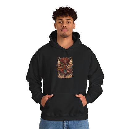 Mystic Sunflower Spirit Hoodie — Boho Meditation Floral Graphic Sweatshirt