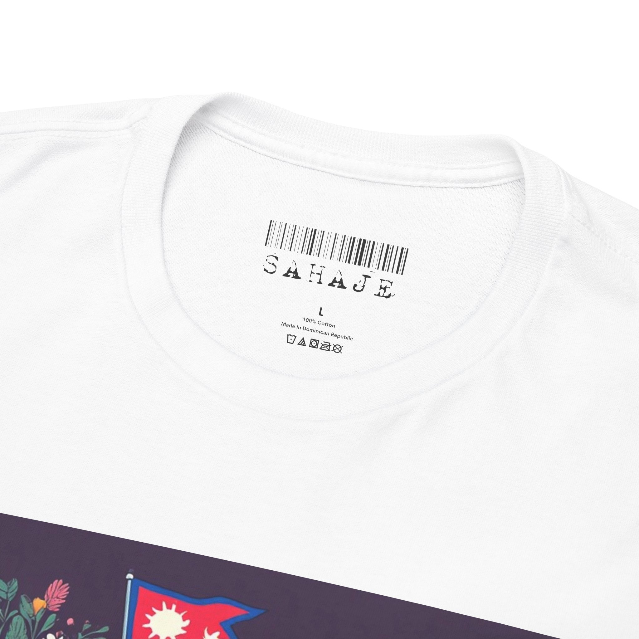Sahaje Floral Bicycle T‑Shirt