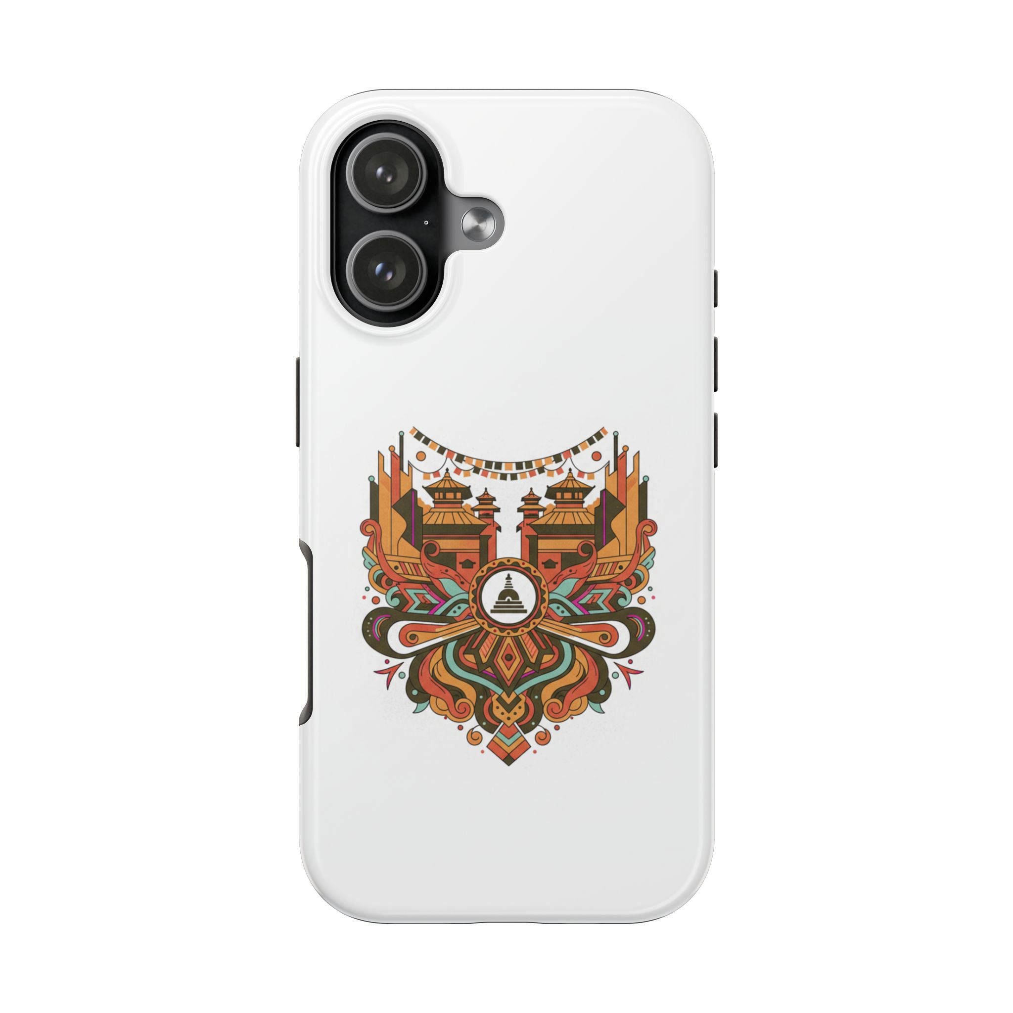 Tough Phone Case — Vintage Temple Mandala Design