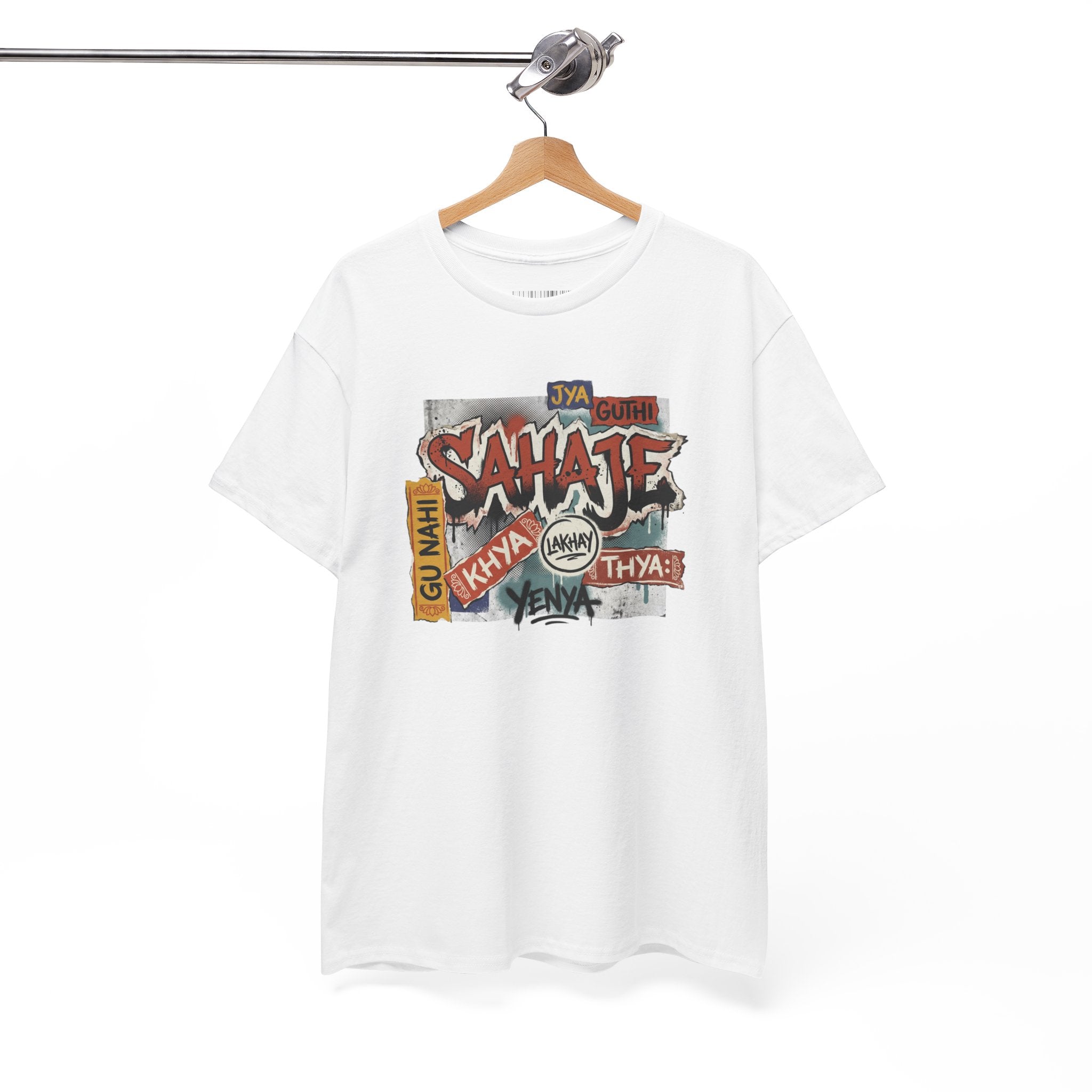 Shahje Graffiti Logo Tee - Urban Retro Streetwear T-Shirt