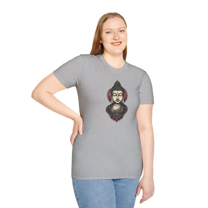 Buddha Portrait Tee — Zen Meditation Graphic T-Shirt