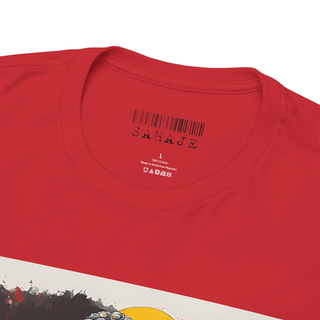 Buddha Peace Tee — Colorful Buddha & Doves Graphic T-Shirt