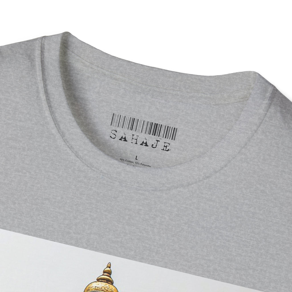 Nepal Temple Graphic T-Shirt — Boudhanath Stupa Prayer Flags Travel Tee