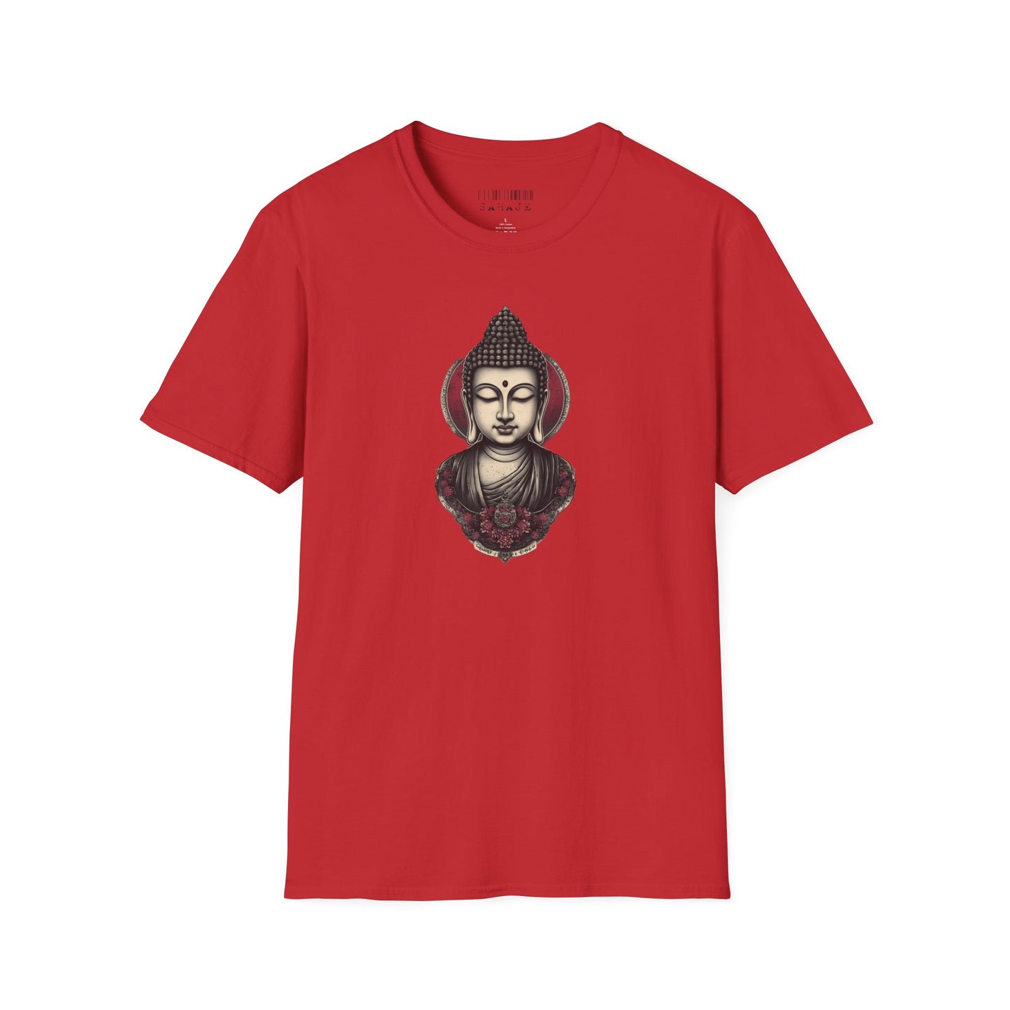 Buddha Portrait Tee — Zen Meditation Graphic T-Shirt