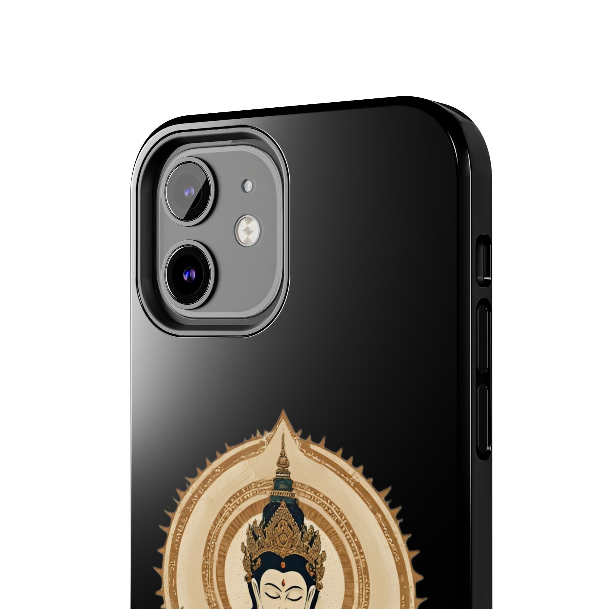 Bodhisattva Lotus Tough Phone Case — Protective Buddhist Meditation Phone Cover