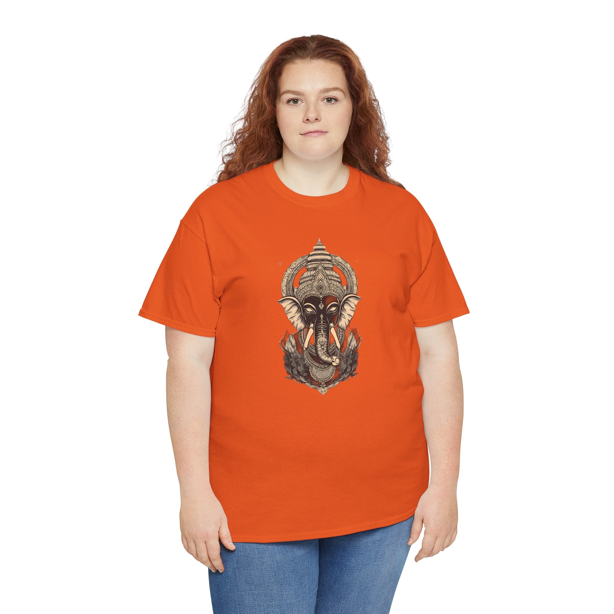 Elephant Mandala T‑Shirt — Spiritual Ganesha-Inspired Graphic Tee