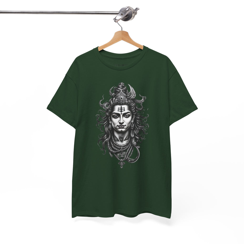 Shiva Portrait Tee — Hindu God Shiva Graphic T-Shirt