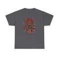 T-Shirt — Fierce Red Oni Demon Graphic Tee (Mythic Japanese Mask Design)