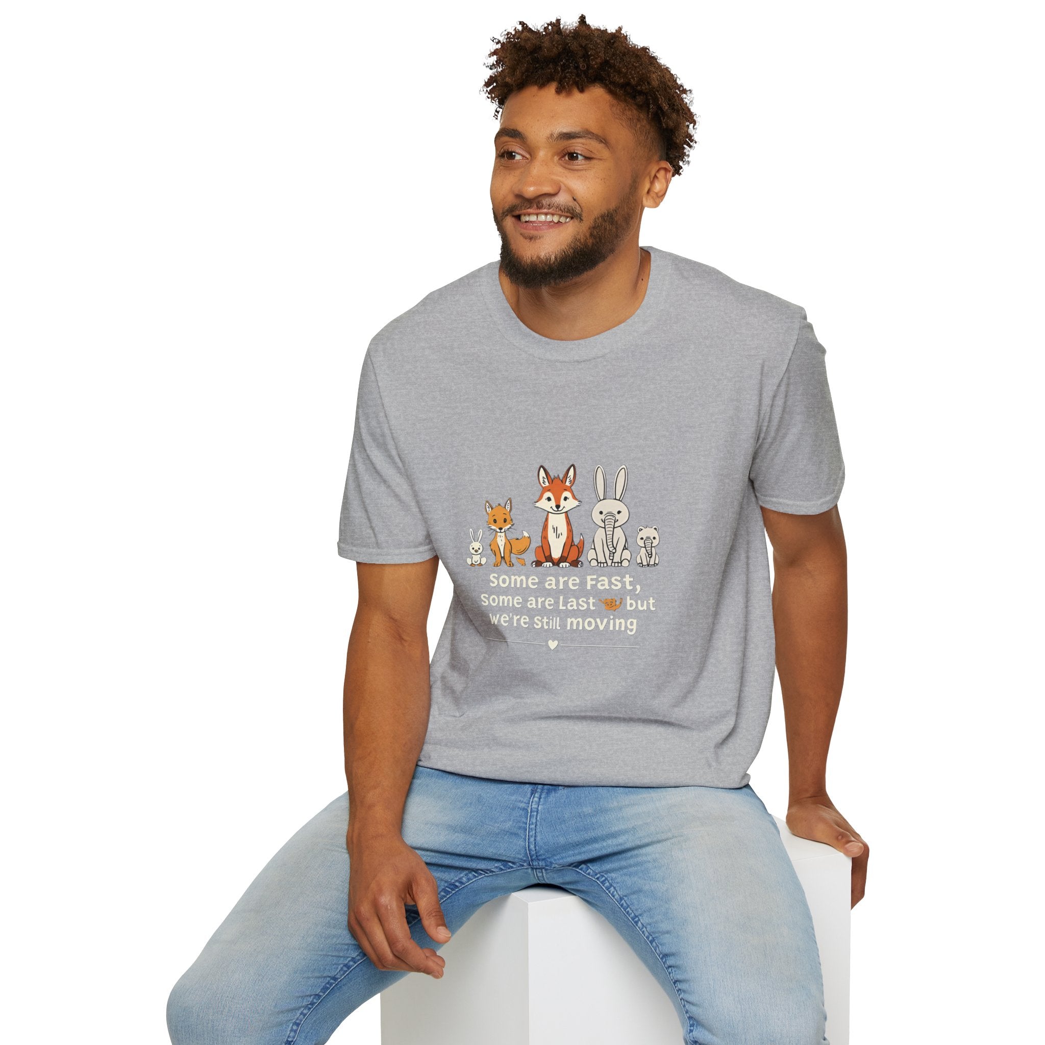 Woodland Friends T-Shirt — Cute Fox, Bunny & Squirrel Graphic