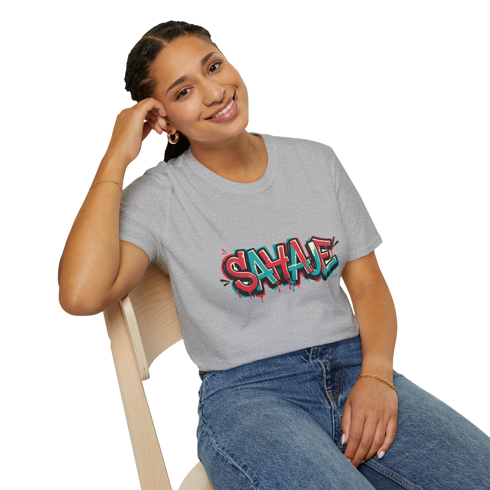 Graffiti 'SAVAGE' Tee — Urban Streetwear Graphic T-Shirt