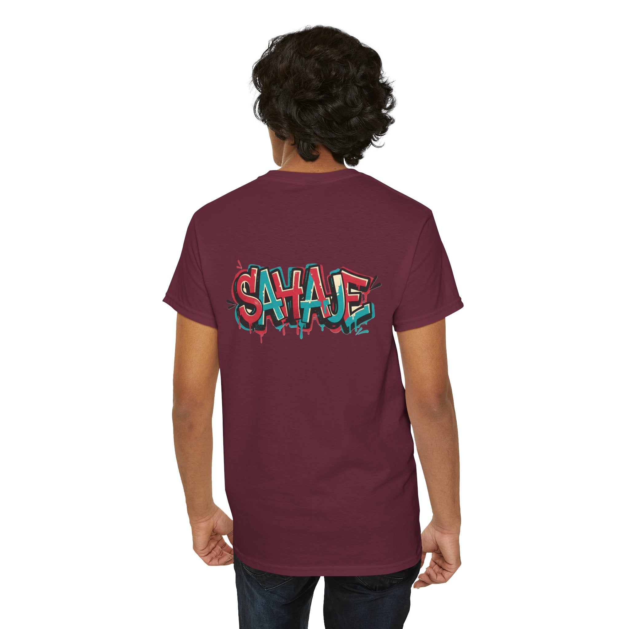 Graffiti "SAVAJE" Tee - Urban Streetwear Graphic T-Shirt