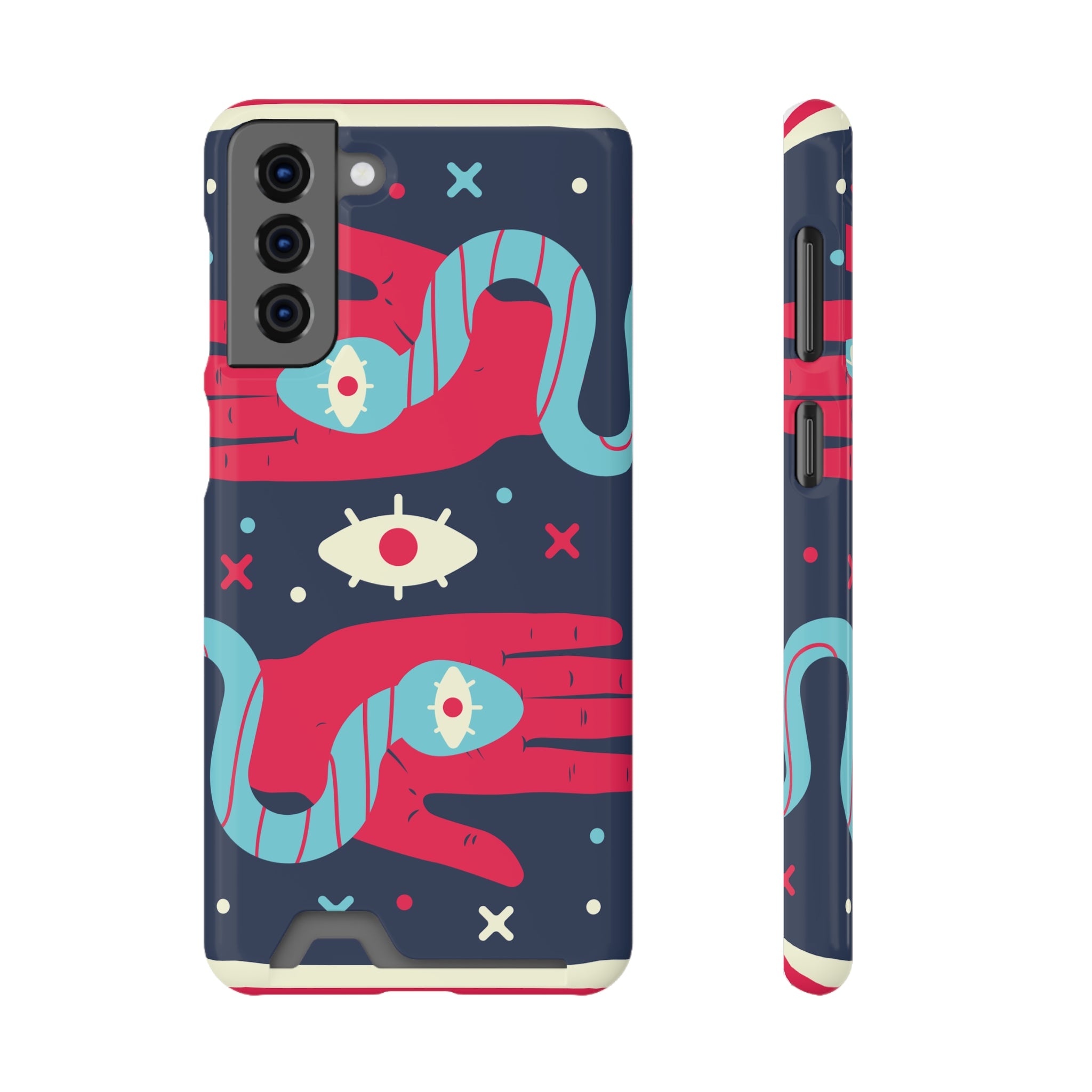 Mystical Phone Case with Card Holder - Boho Chic Style, Unique Design for Everyday Use, Perfect Gift for Creatives, Eye-Catching [...]