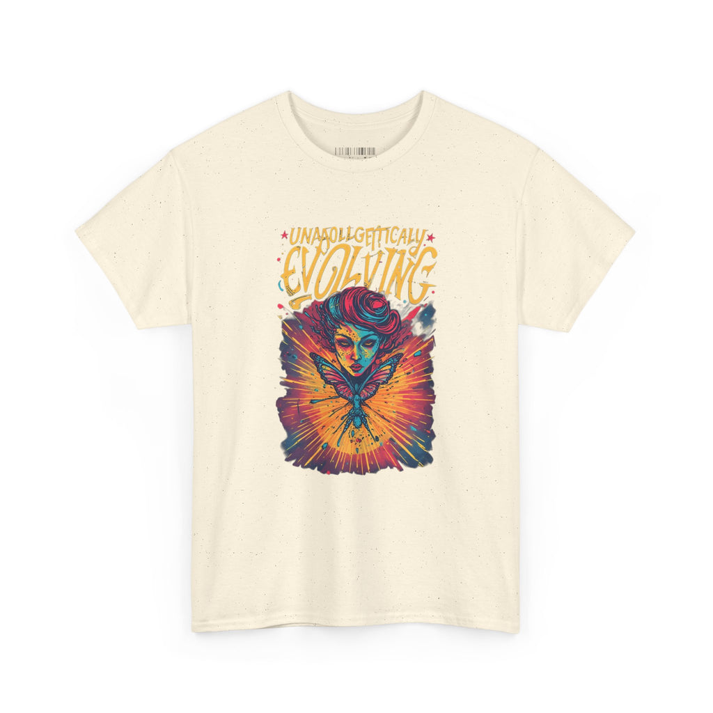 Evolving Alien Graphic Tee — "Unnaturally Evolving" Sci‑Fi Art T-Shirt