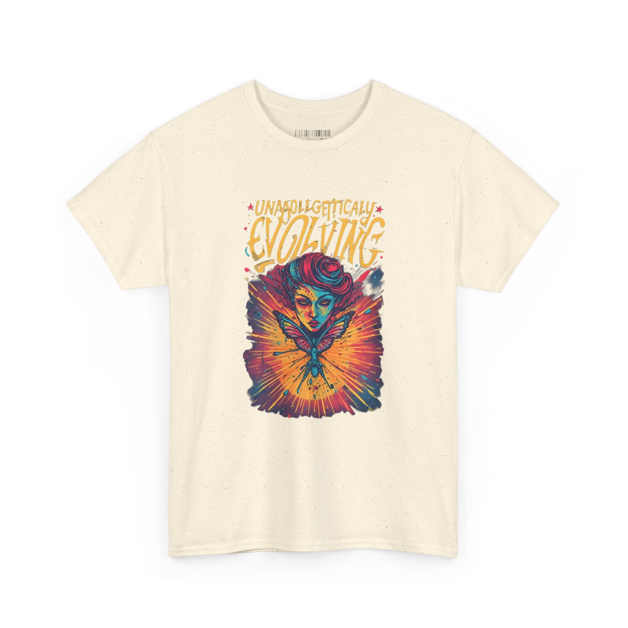 Evolving Alien Graphic Tee — "Unnaturally Evolving" Sci‑Fi Art T-Shirt