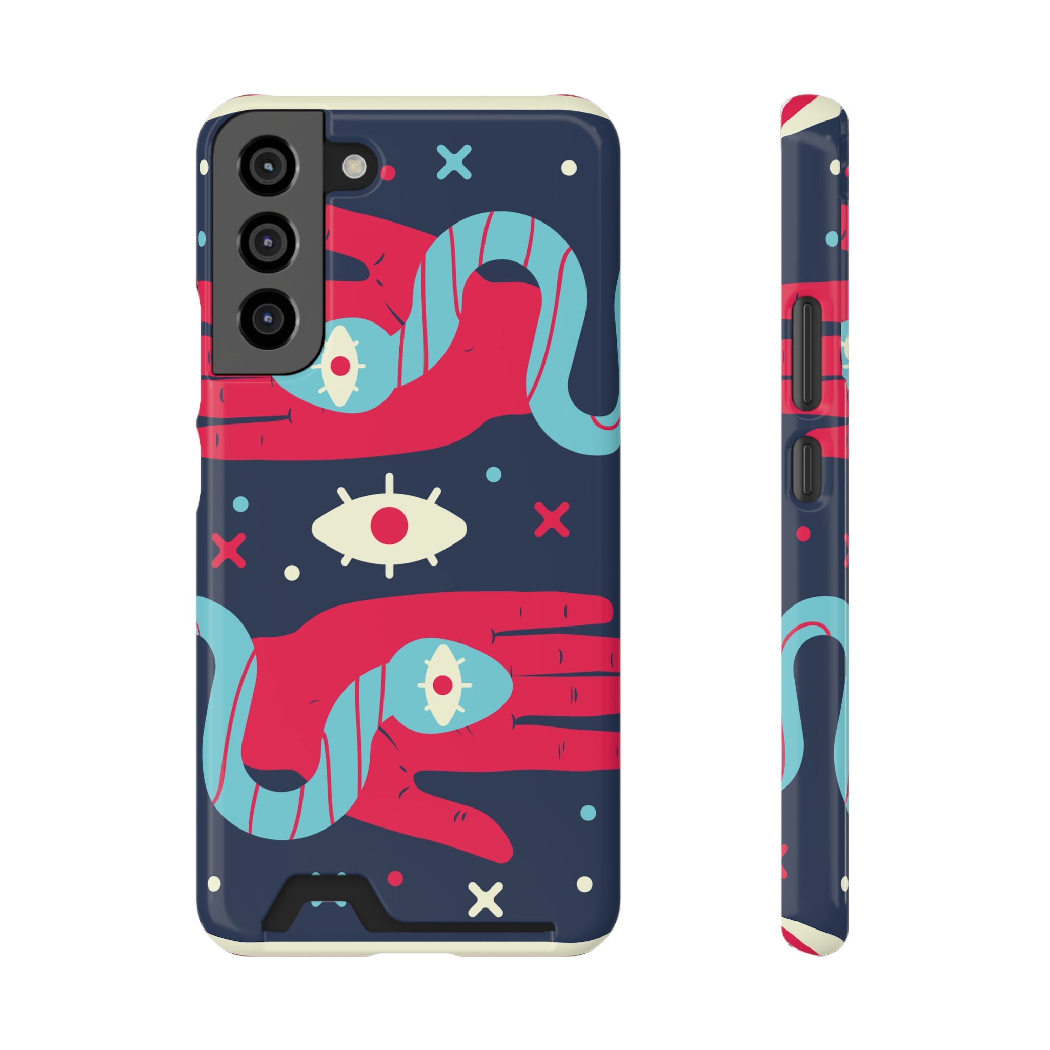 Mystical Phone Case with Card Holder - Boho Chic Style, Unique Design for Everyday Use, Perfect Gift for Creatives, Eye-Catching [...]