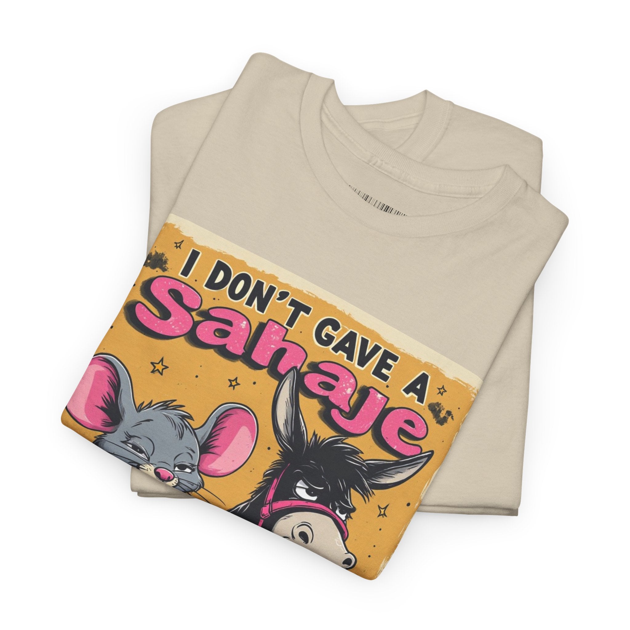 I Don't Give A Snair! Tee — Funny Mouse & Cat Graphic T-Shirt