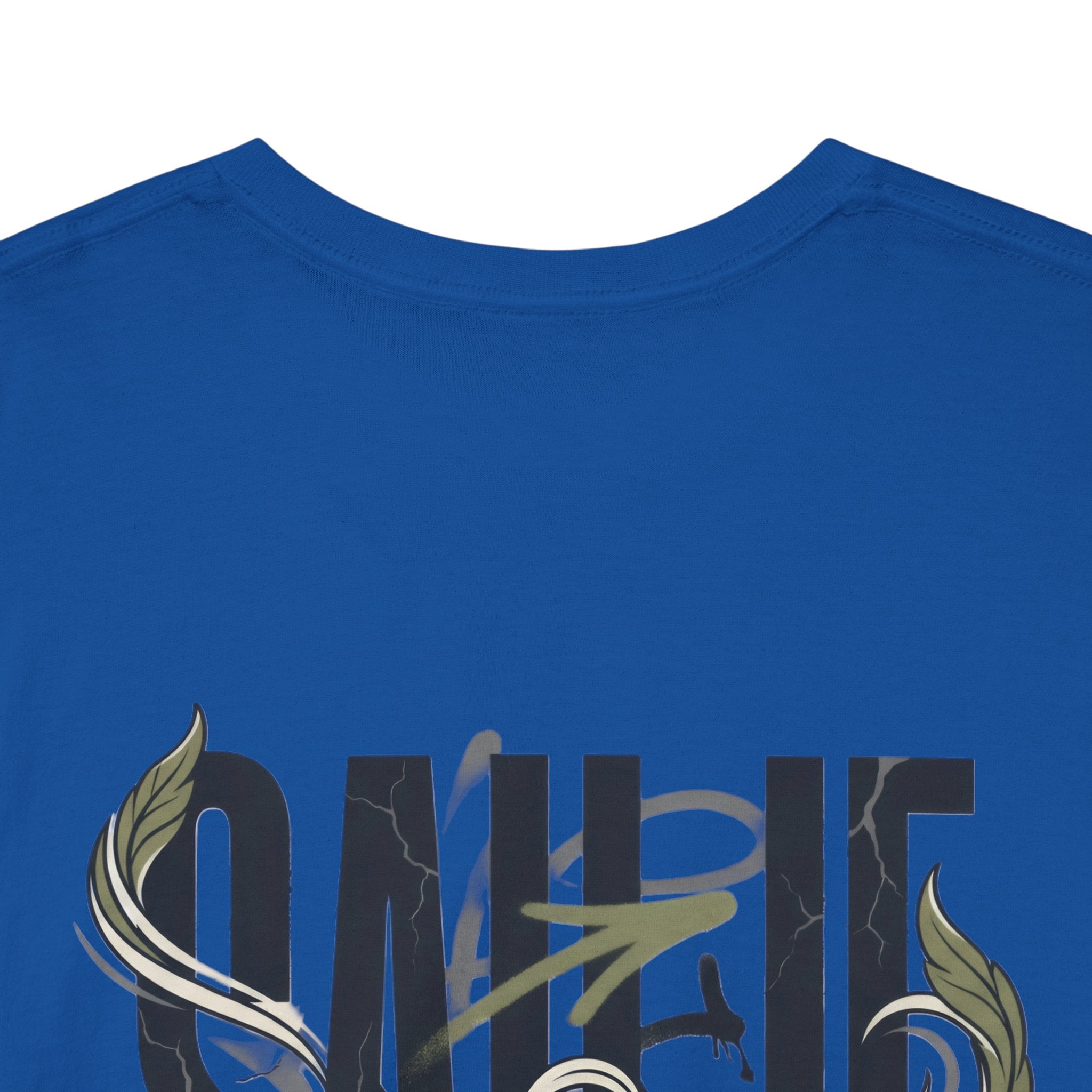 Graphic Tee — 'Savage' Typography with Snake Accent