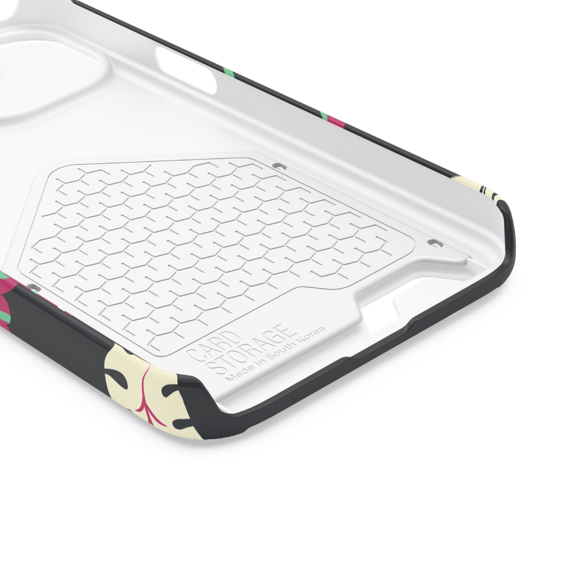 Vibrant Phone Case with Card Holder, Stylish Phone Accessory, Colorful Gift for Her, Boho Phone Cover, Trendy Mobile Case