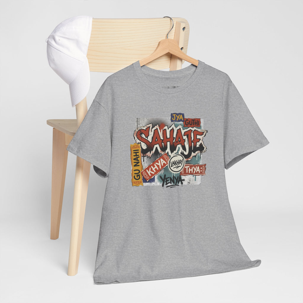 Shahje Graffiti Logo Tee - Urban Retro Streetwear T-Shirt