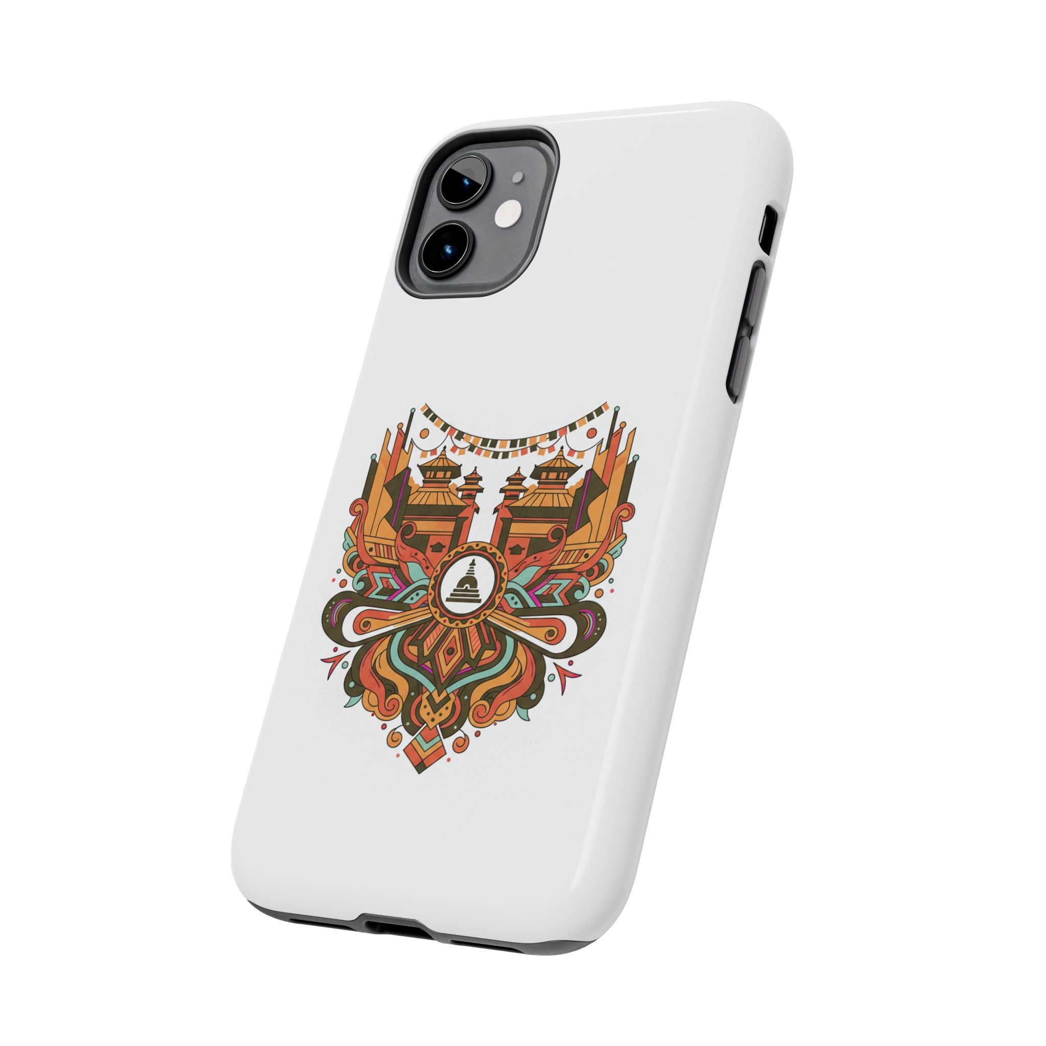 Tough Phone Case — Vintage Temple Mandala Design