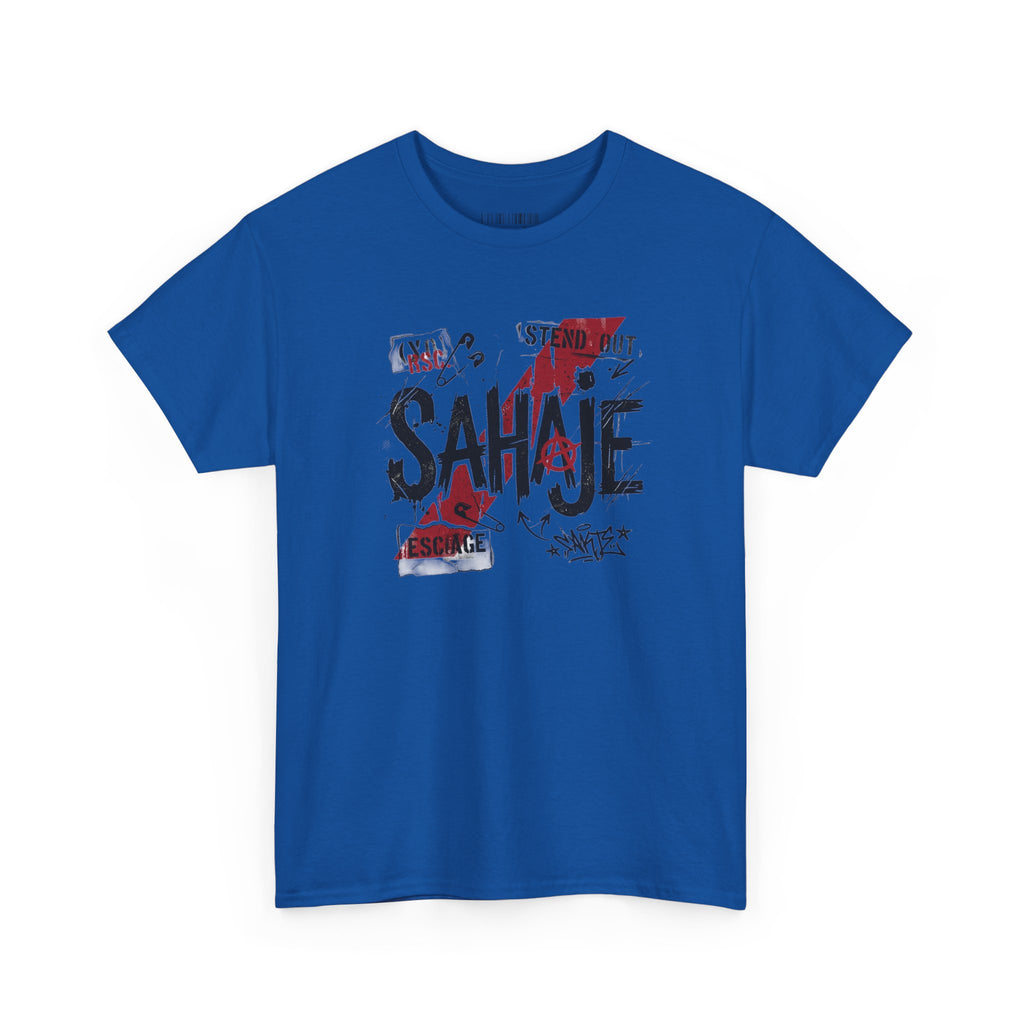 Sahaje Graphic Tee — Street Art Urban Casual T-Shirt