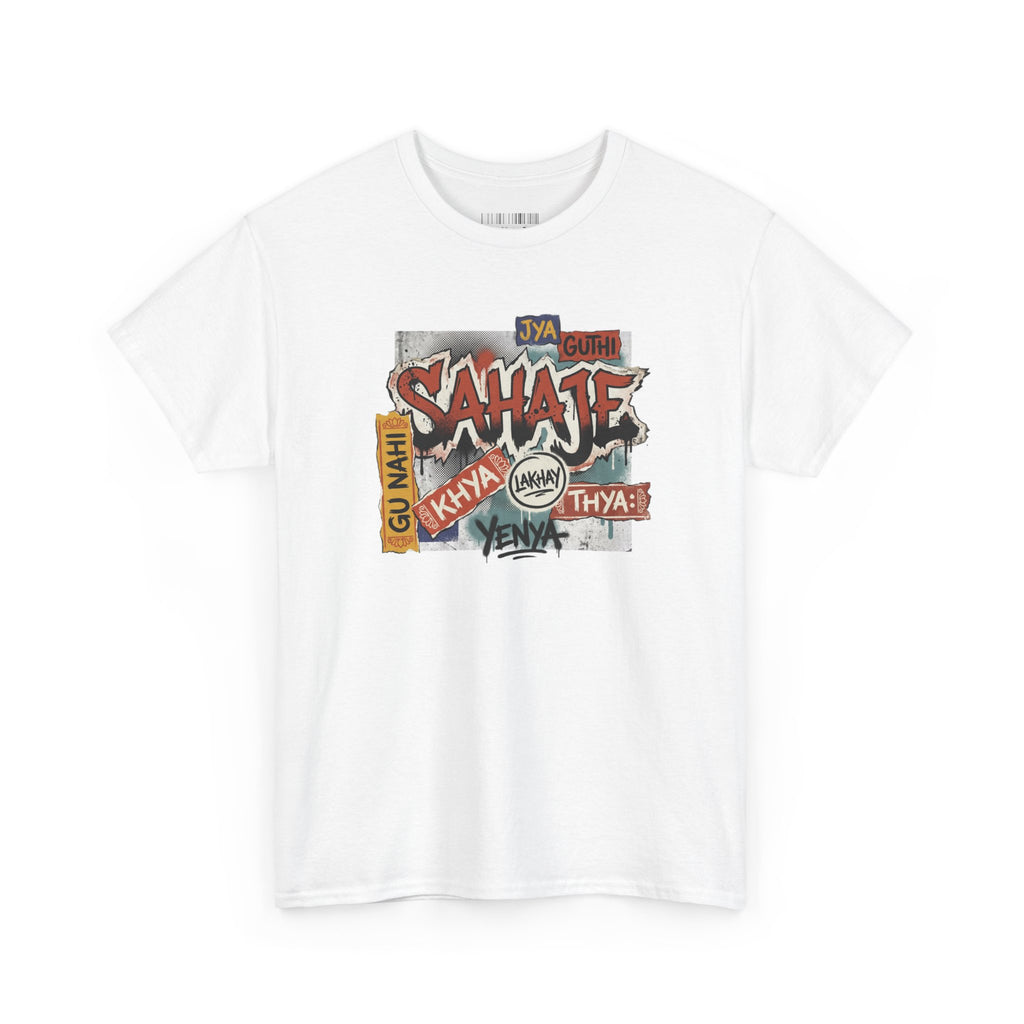 Shahje Graffiti Logo Tee - Urban Retro Streetwear T-Shirt