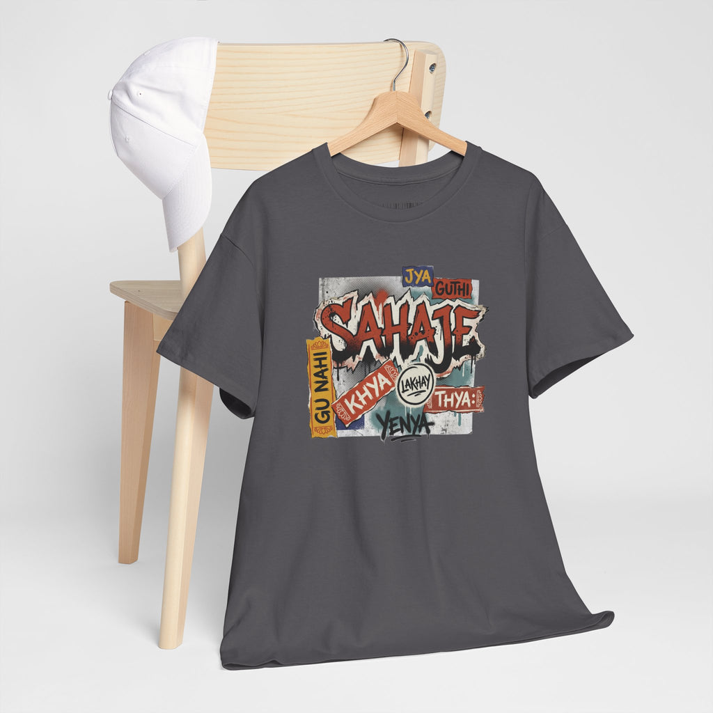 Shahje Graffiti Logo Tee - Urban Retro Streetwear T-Shirt