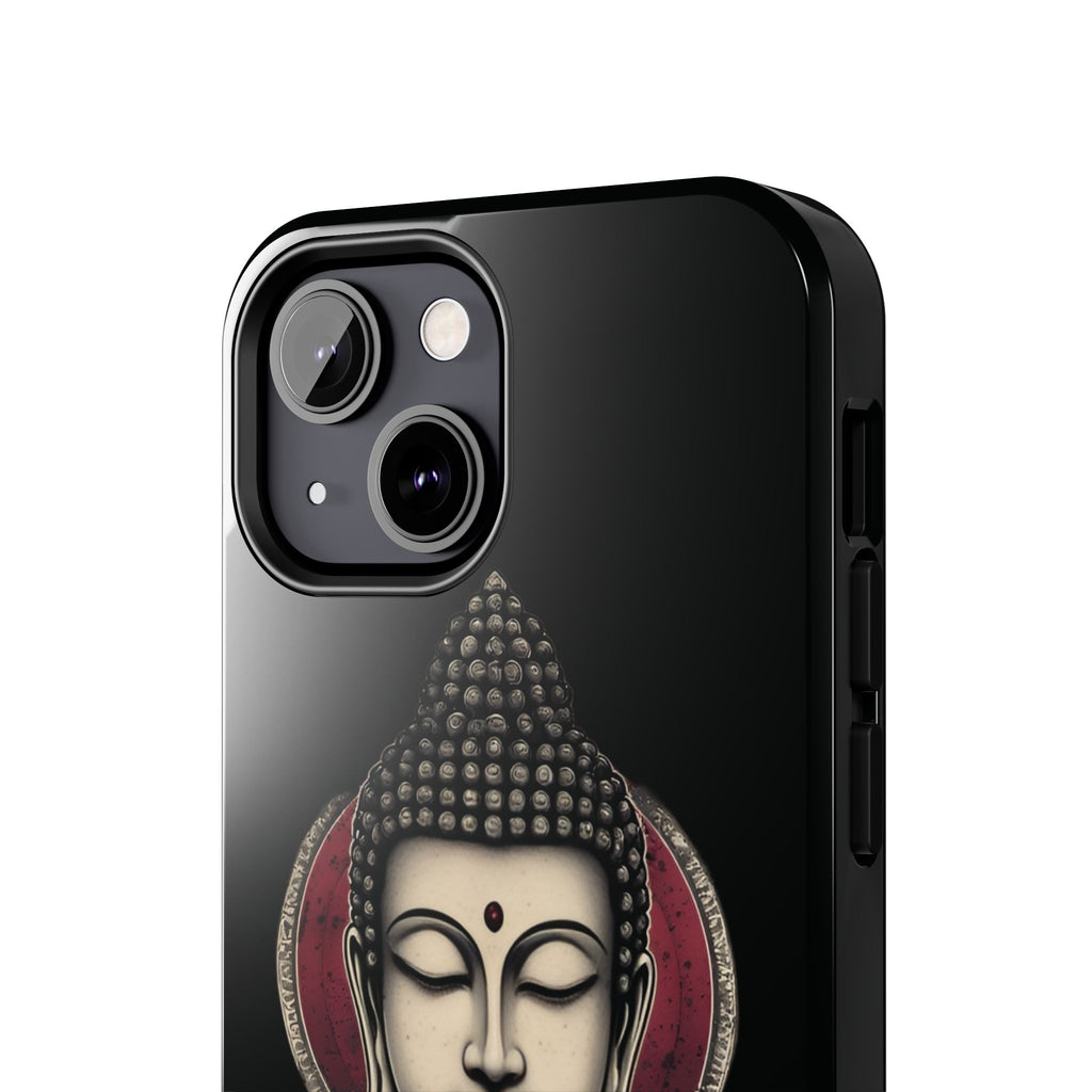 Buddha Floral Tough Phone Case — Protective Spiritual Phone Cover