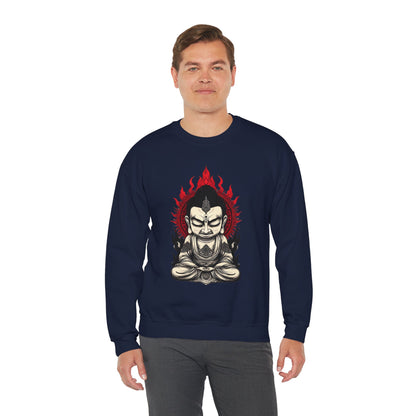 Buddha Flame Crewneck Sweatshirt