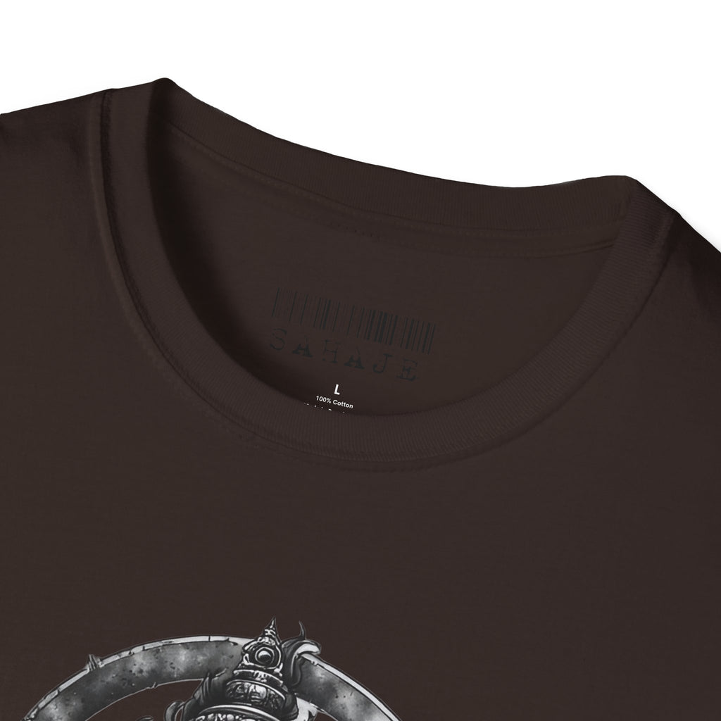 Shiva Portrait T‑Shirt – Intricate Hindu Deity Art Tee