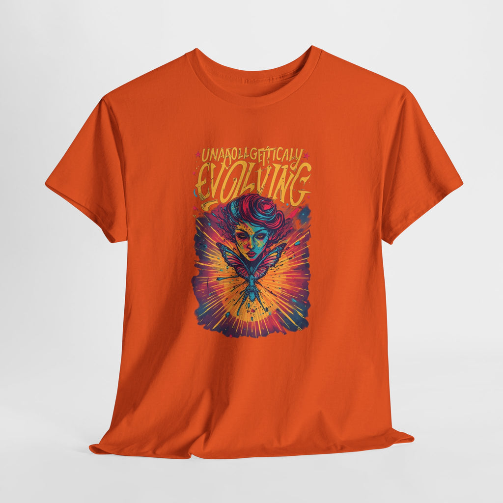Evolving Alien Graphic Tee — "Unnaturally Evolving" Sci‑Fi Art T-Shirt
