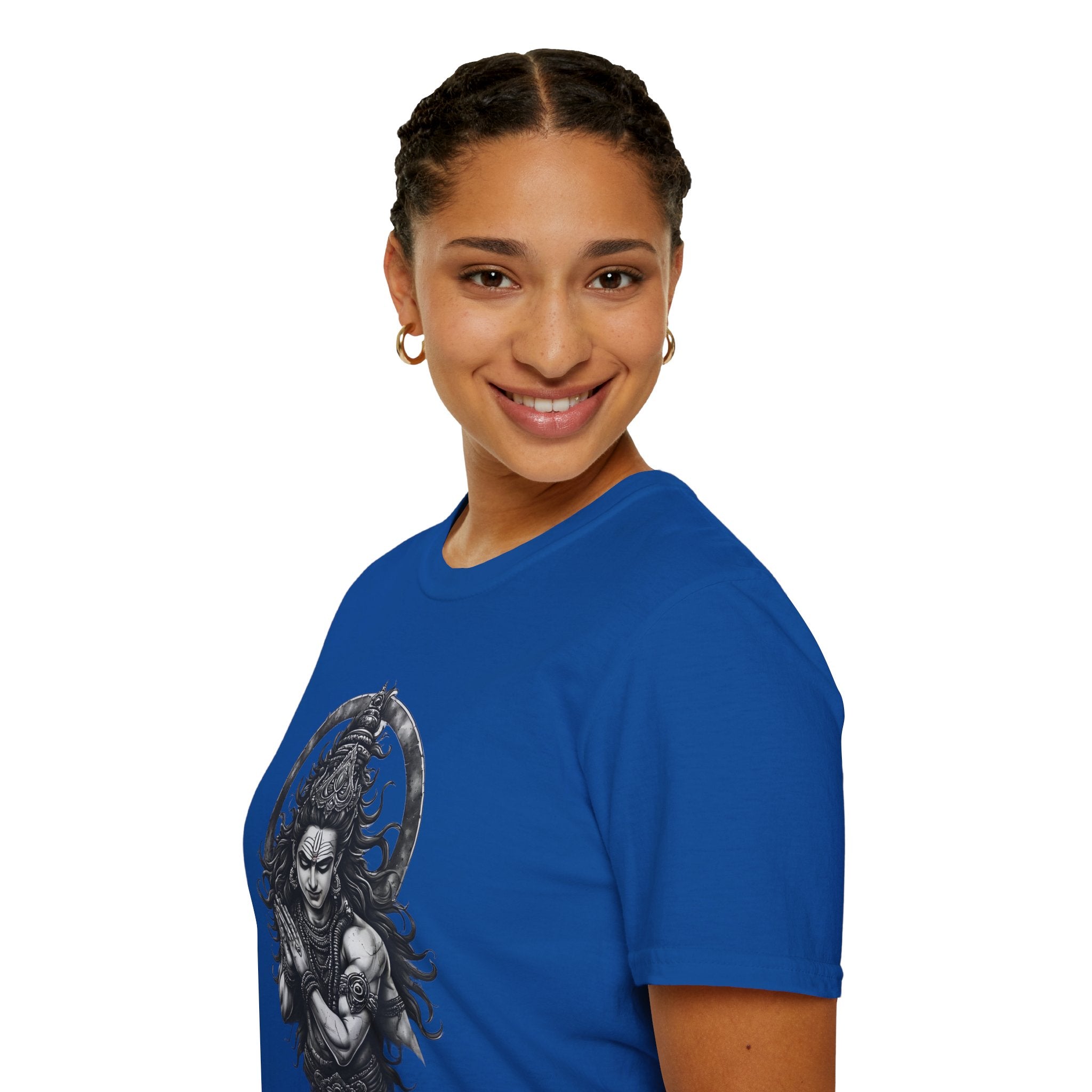 Shiva Portrait T‑Shirt – Intricate Hindu Deity Art Tee