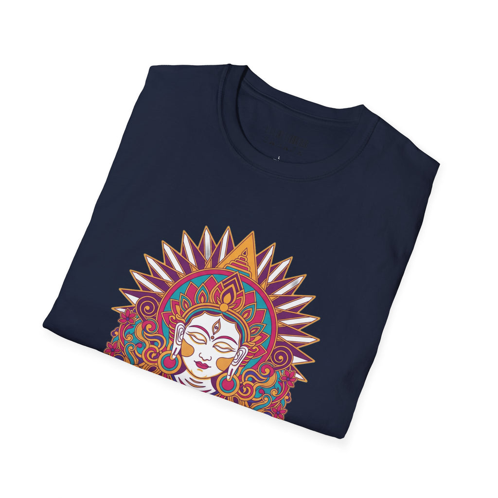 Mandala Goddess T-Shirt — Colorful Floral Spiritual Tee