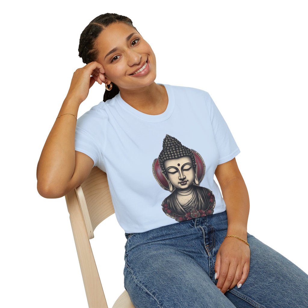 Buddha Portrait T-Shirt — Zen Meditation Graphic Tee