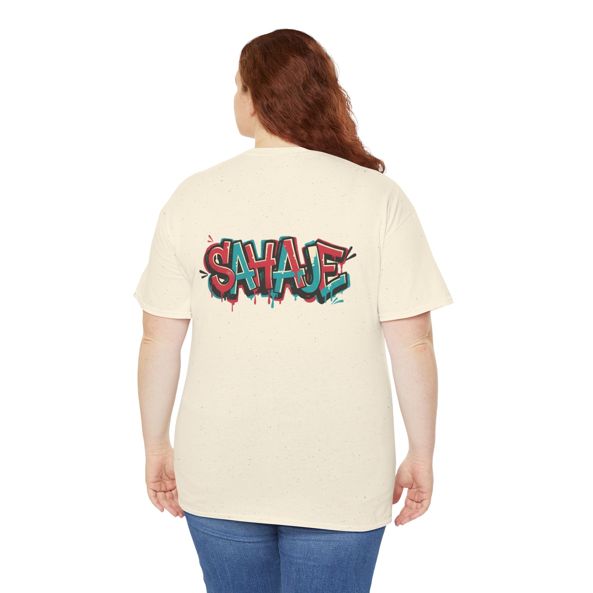 Graffiti "SAVAJE" Tee - Urban Streetwear Graphic T-Shirt