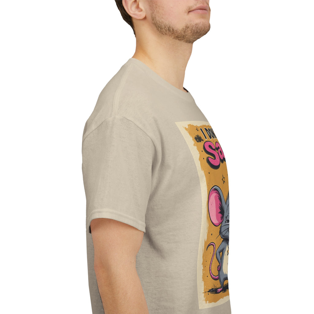 I Don't Give A Snair! Tee — Funny Mouse & Cat Graphic T-Shirt